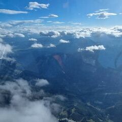 Flugwegposition um 14:42:28: Aufgenommen in der Nähe von Tragöß-Sankt Katharein, Österreich in 3089 Meter